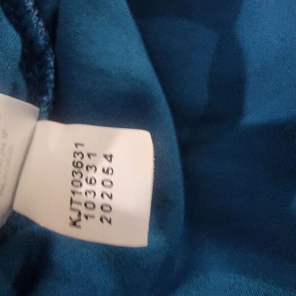 J. Jill Wearever Collection Single Button Cardigan Teal Womens Small Slinky - Picture 10 of 14